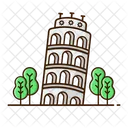 Leaning tower of pisa  Icon
