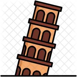 Leaning Tower Of Pisa  Icon