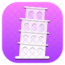 Leaning tower of pisa  Icon