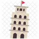 Leaning tower of pisa  Icon
