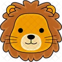 Leao Selvagem Animal Ícone
