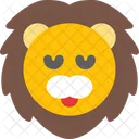 Leao Pensativo Ícone
