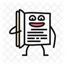 Learn Book Character Icon