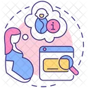 Learn about childbirth process  Icon