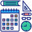 Learn Calendar Clock Icon
