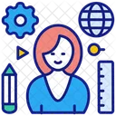 Learn To Think Education Graduate Icon