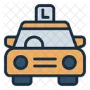 Learner Car Training Car Vehicle Icon