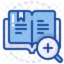 Learning Search Book Icon