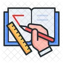 Learning Book Geometry Icon