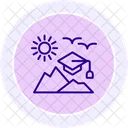 Learning Adventure Line Icon Icon