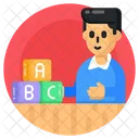 Alphabetic Blocks Learning Blocks Playing Blocks Icon