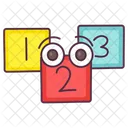 Building Blocks Kids Blocks Plastic Blocks Icon