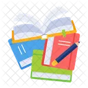 Learning Books Homework Books Study Material Icon