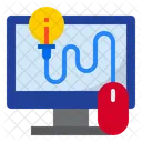 Learning Idea Online Learning Education Icon