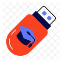 Learning Pendrive Flash Drive Learning Usb Icon