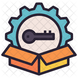 Learning Resources Icon - Download in Colored Outline Style