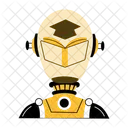 Learning Robot Educational Study Icon