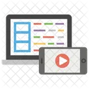 Learning Templates Video Learning Online Learning Icon
