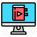Learning Video Learning Online Icon