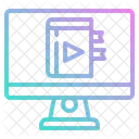 Learning Video Learning Online Icon