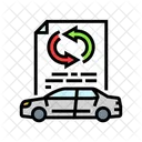 Lease Agreement Car Icon