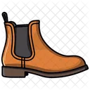 Leather Chelsea Boots Shoes  Icon