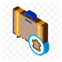 Leather Luggage Leatherworking Icon