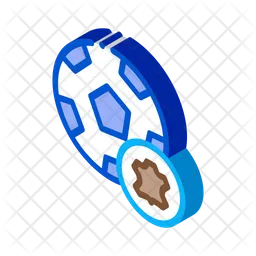 Leather Soccer Ball  Icon