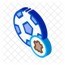 Leather Soccer Ball Icon