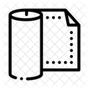 Leather Textile Roll Icon