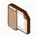 Leather Textile Roll Icon