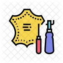 Leatherworking Material Color Icon