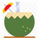 L'eau de noix de coco  Icône