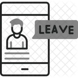 Leave  Icon