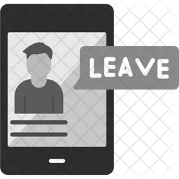 Leave  Icon