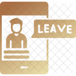 Leave  Icon