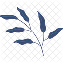Leaves With Bluish Tone  Icon