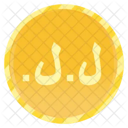 Lebanese Pound Coin  Icon