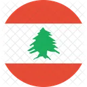 Lebanon Flag Country Icon