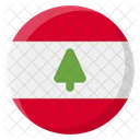 Lebanon Lebanese Flag Icon