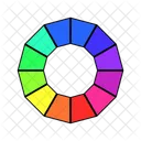 Lebendige Farben  Symbol