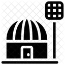 Lebenskuppel Planetenbasis Basis Kolonie Symbol