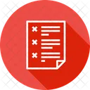 Kandidat Lebenslauf Regected Symbol