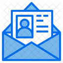 Lebenslauf E-Mail  Symbol