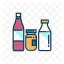 Lebensmittel Flasche Symbol