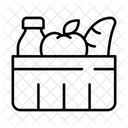 Lebensmittelsammlung  Symbol