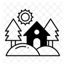 Lebensraum Natur Tier Symbol
