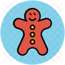 Lebkuchen Ingwer Mann Icon