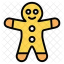 Lebkuchenmann Weihnachtsbrot Weihnachtslebkuchen Icon