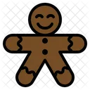 Lebkuchenmann Weihnachten Keksmann Lebkuchen Icon